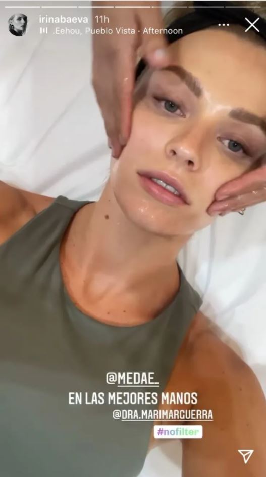 Irina Baeva muestra su rostro al natural y sorprende a sus seguidores