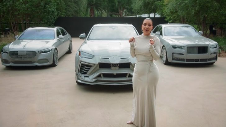 Kim Kardashian remodeló sus autos para que combinaran con su casa