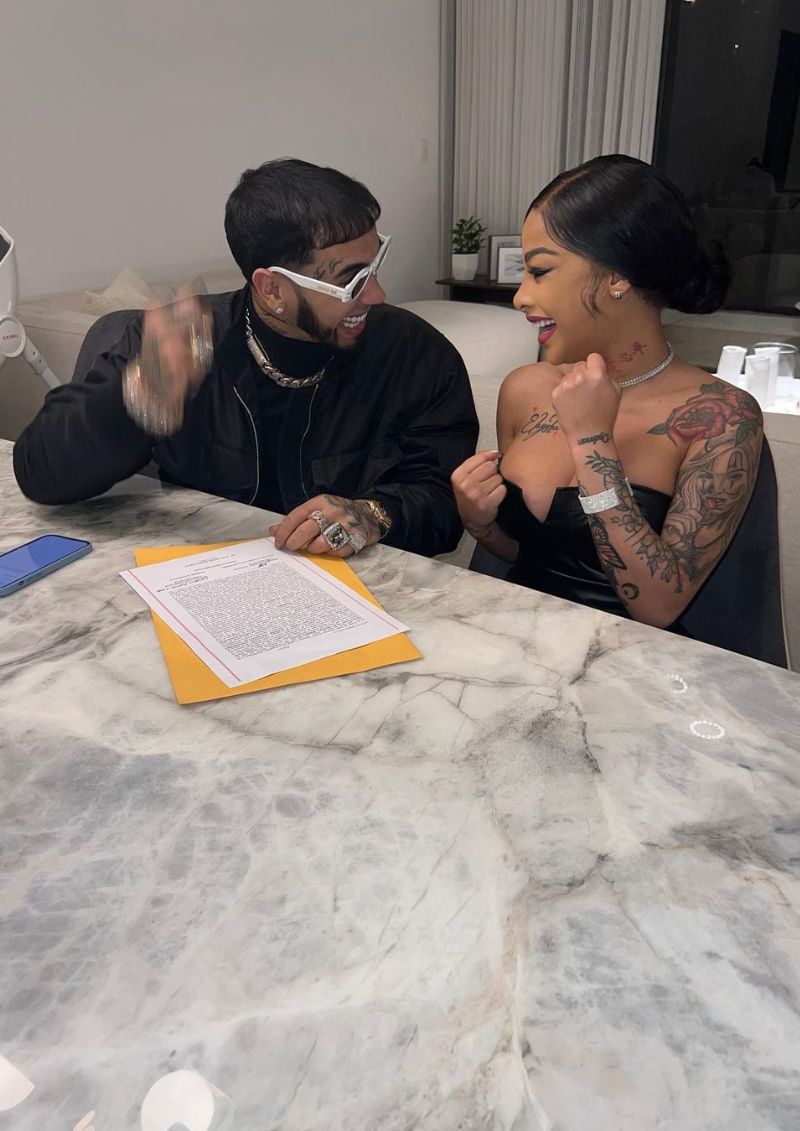 Anuel AA y Yailin se casaron