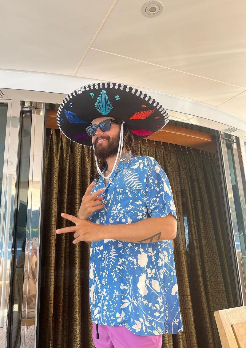 Belinda y Jared Leto estuvieron juntos de vacaciones